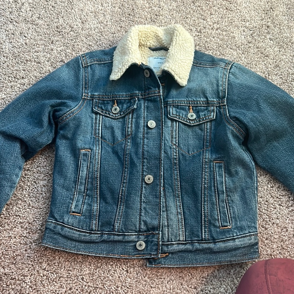 Boys Sherpa jean jacket